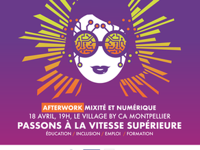 Afterwork « Mixité et Numérique » co-organisé par Femmes Enov et La Mêlée