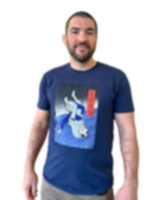 ADULTS White or Navy Ukiyo-e T-shirt
