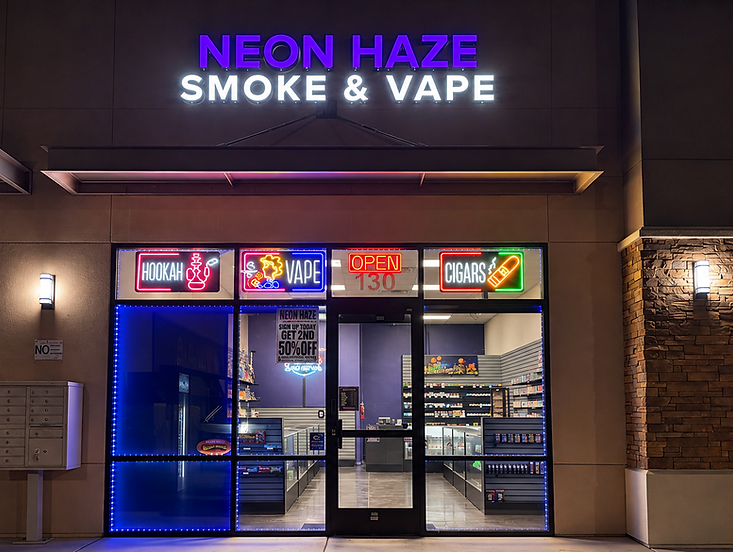 Neon Haze Smoke & Vape storefront in Las Vegas