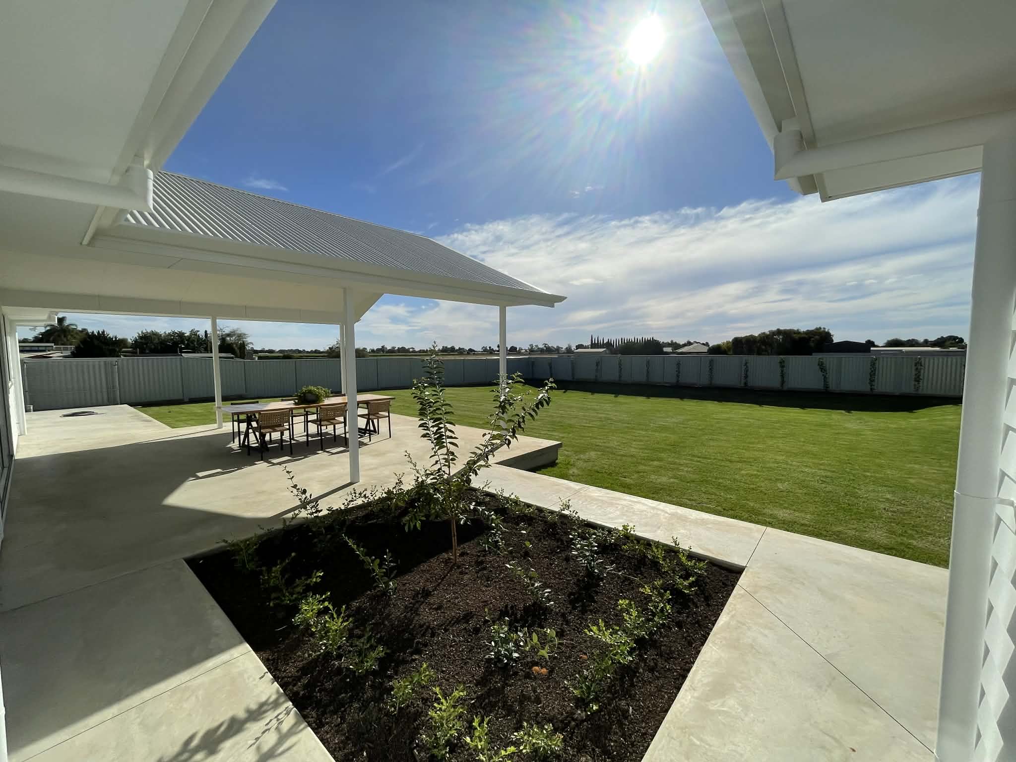 Landscaped outdoor space