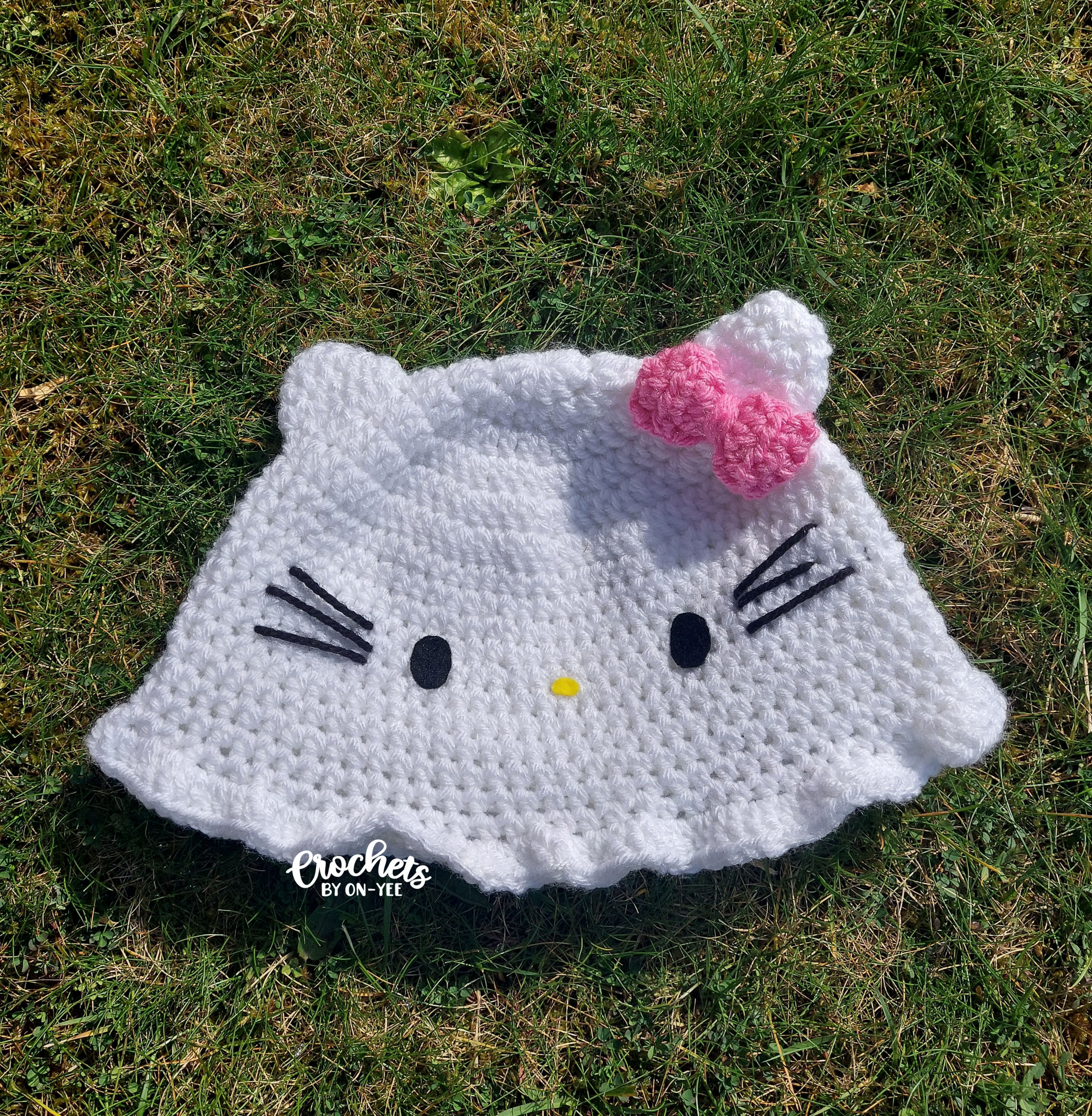 Cat Hat (pink bow) (PREORDER)