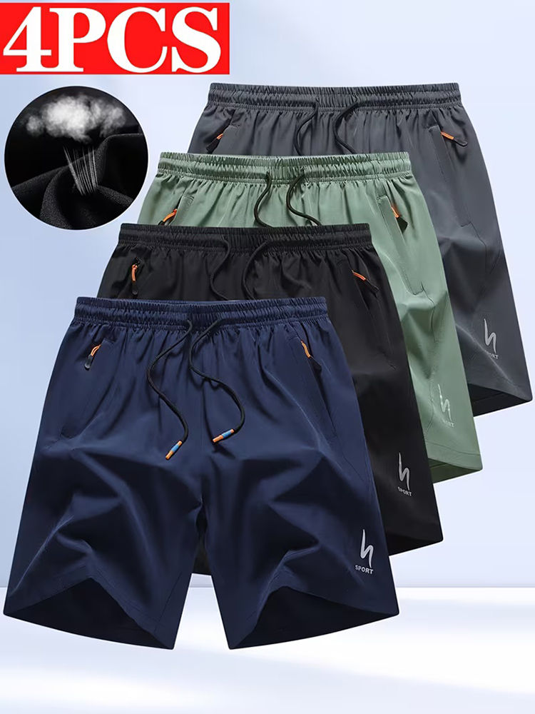Thumbnail: Top Quality Summer Sports Shorts Men New Comfortable Elastic Waist Clothing Male