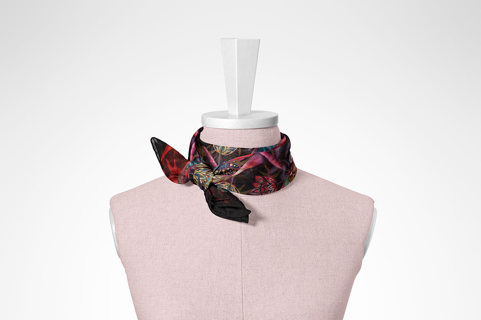 Thumbnail: DRAGONFLY - HABOTAI SCARF