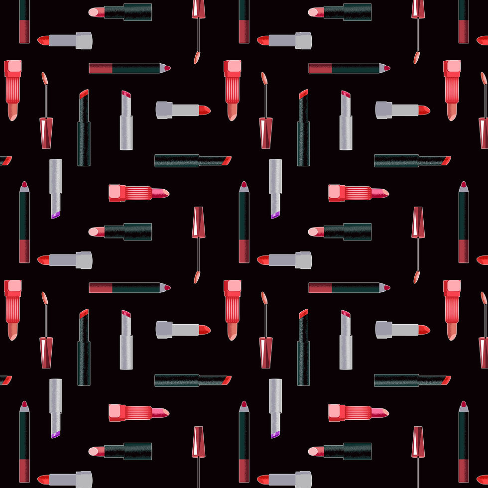 Miniatura: Pintalabios - Pattern Vectorial - 3 colores
