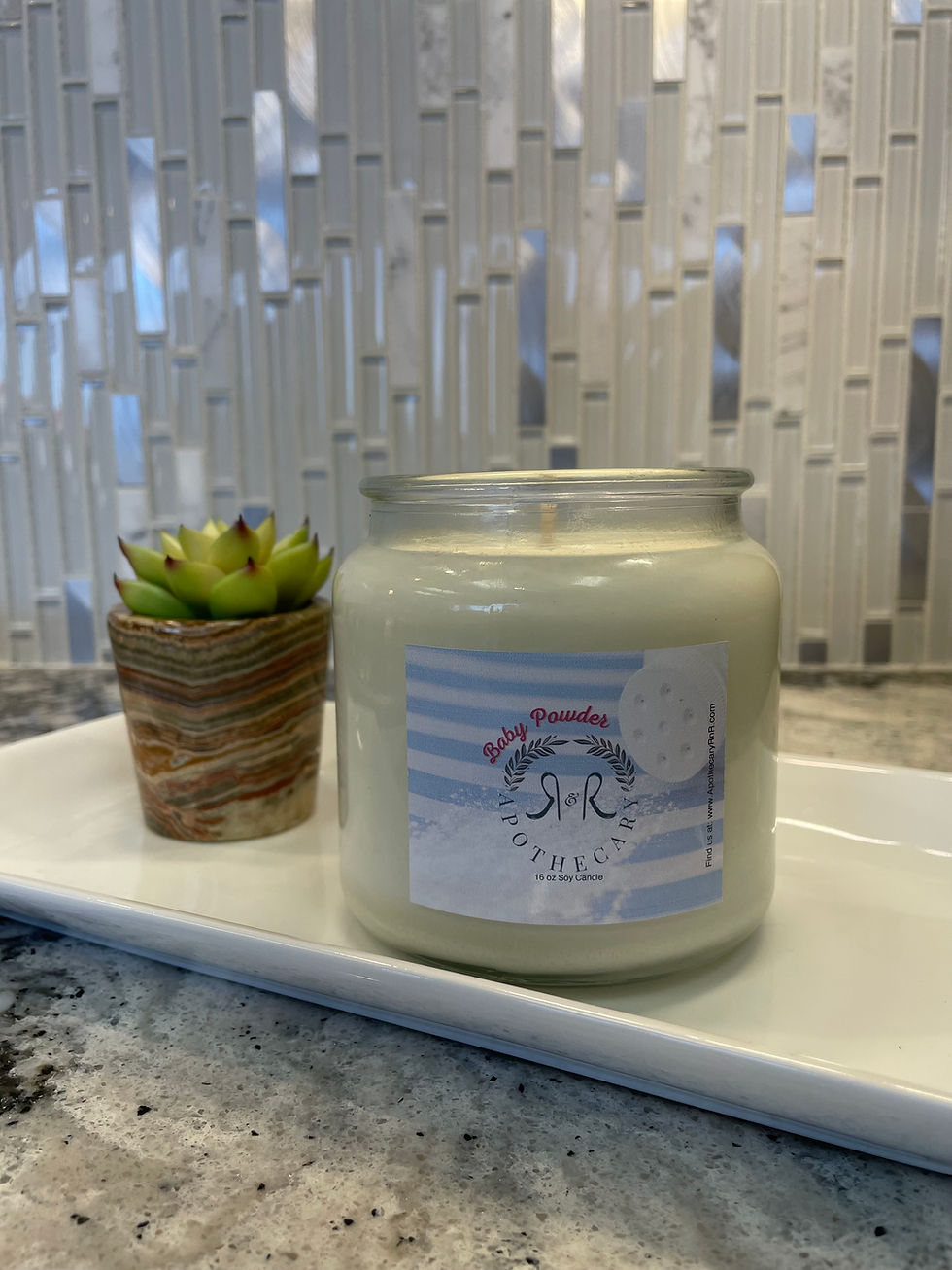 Thumbnail: Baby Powder Soy Wax Candle