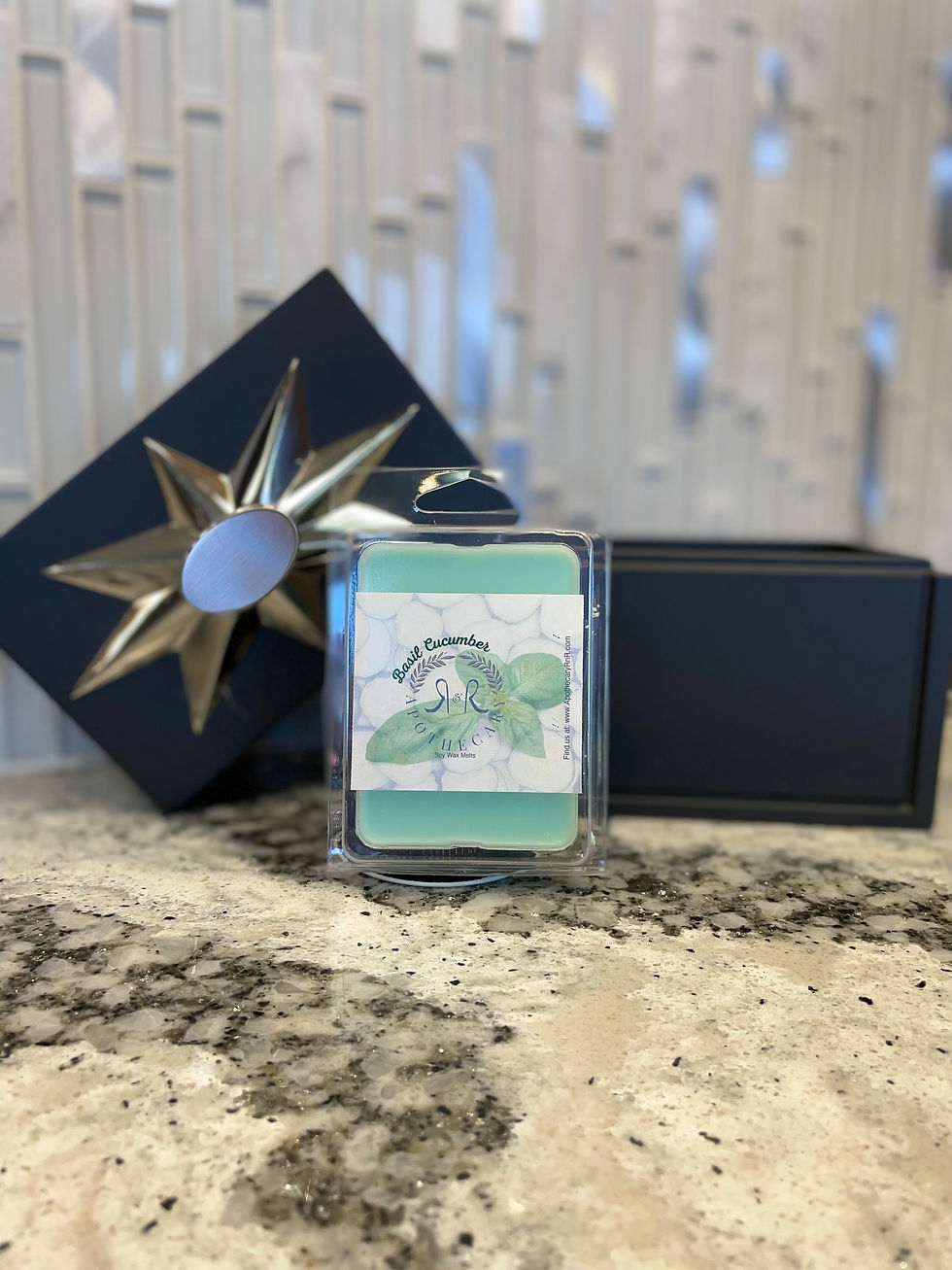 Thumbnail: Basil Cucumber Soy Wax Candle