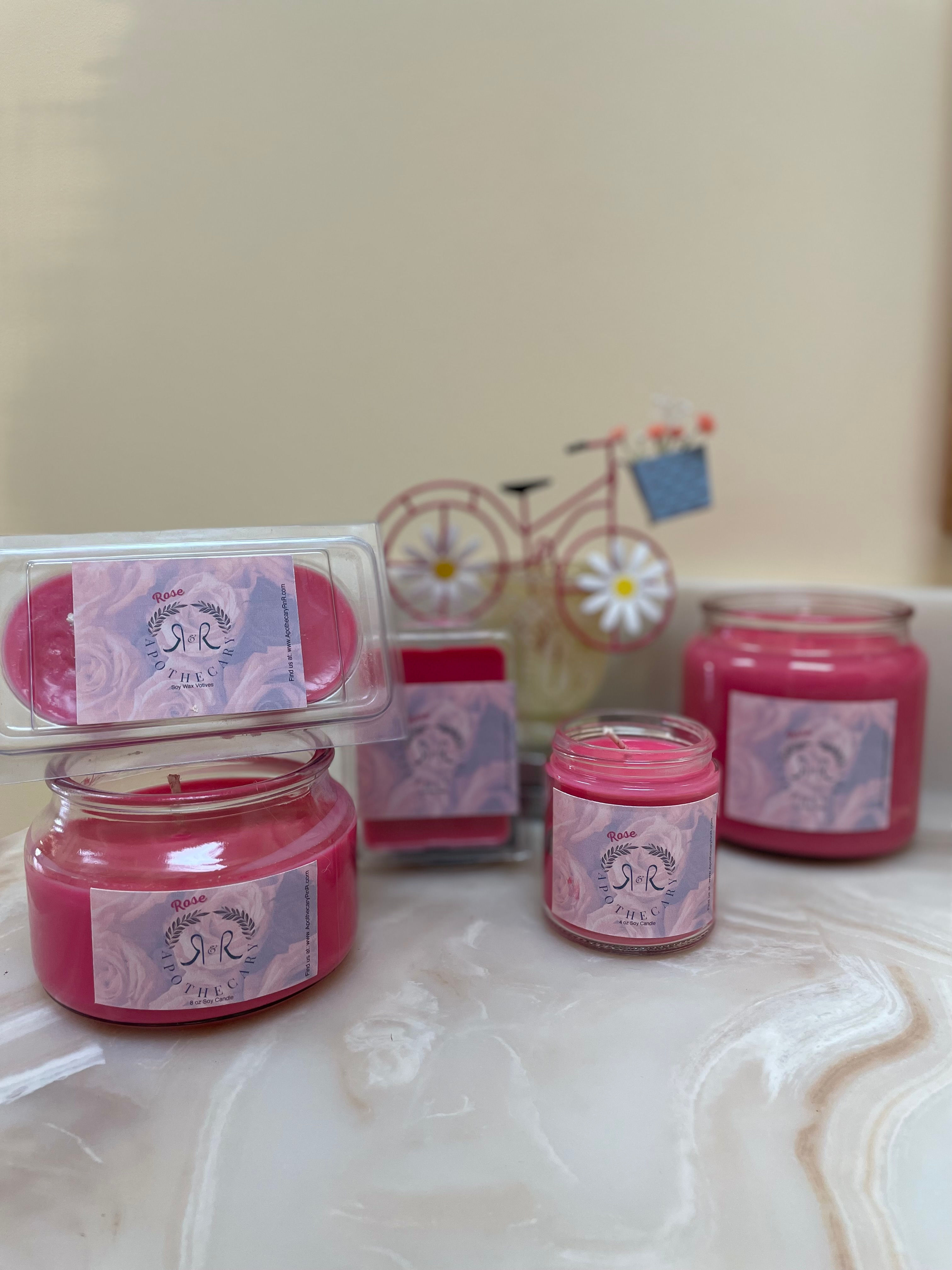 Rose Soy Wax Candle