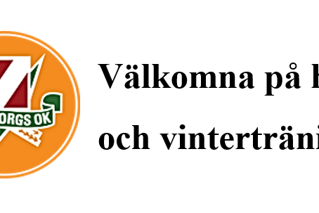 Höst- och vinterträning!