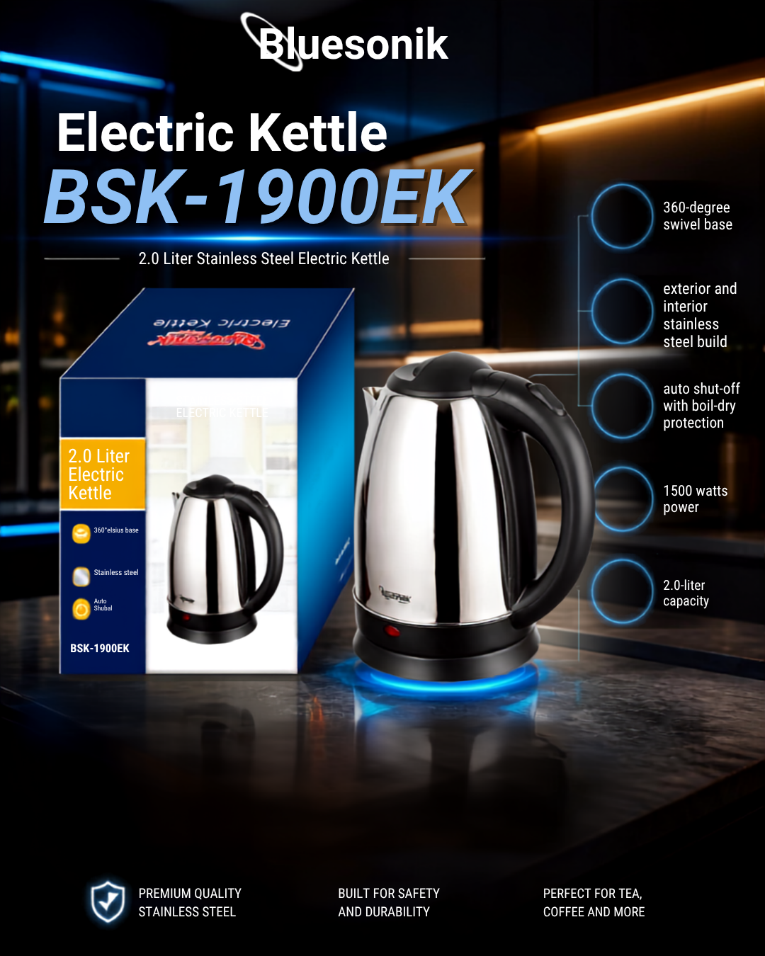 Bluesonik Electric Kettle☕