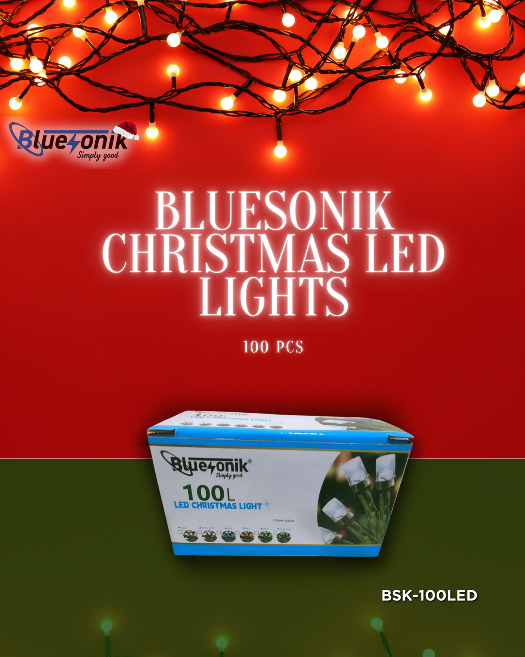 Bluesonik Christmas LED Lights (100pcs)