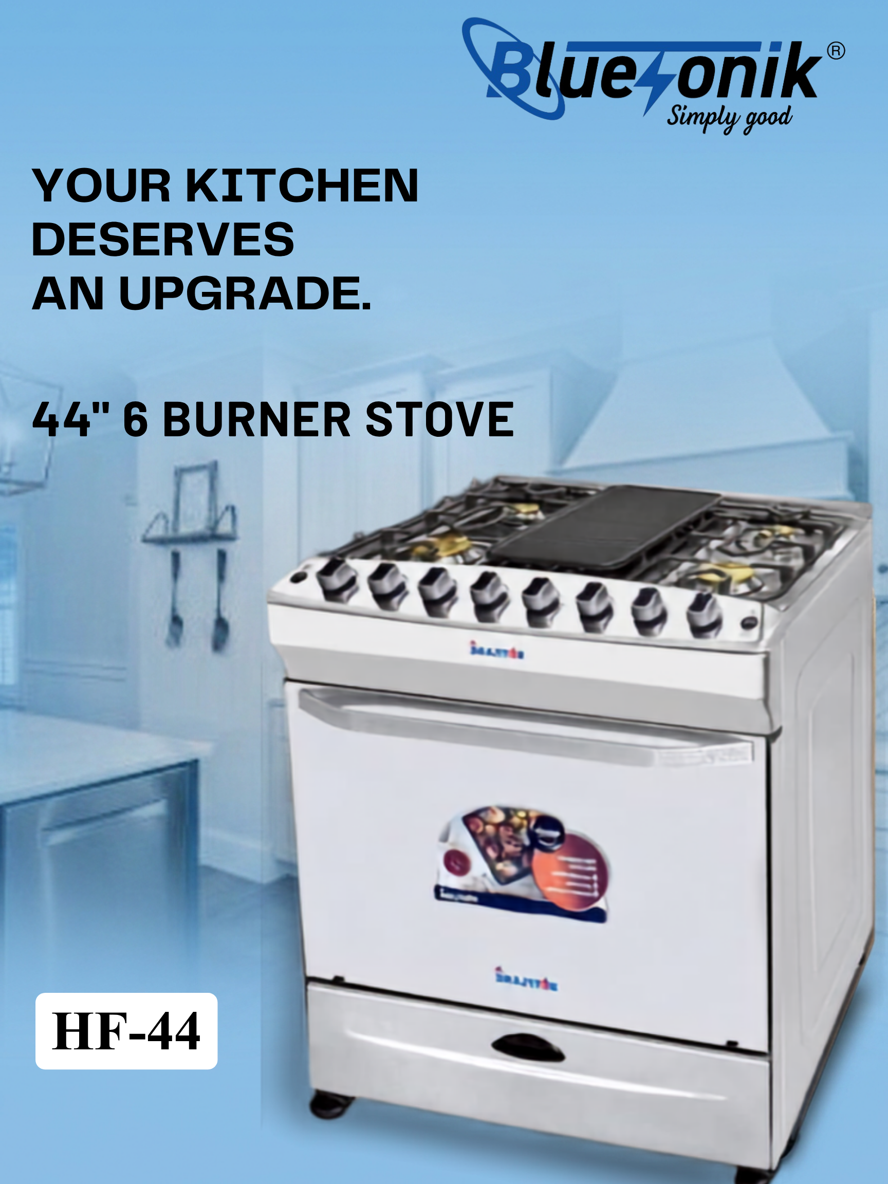 Hotflame 44" 6 Burner Stove
