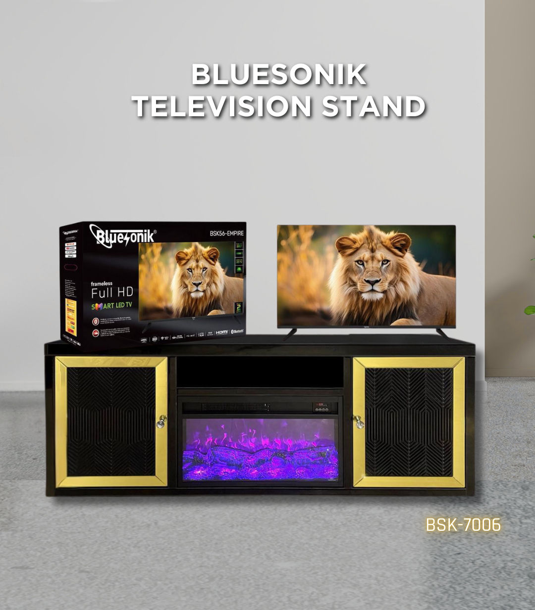 Bluesonik Television Stand