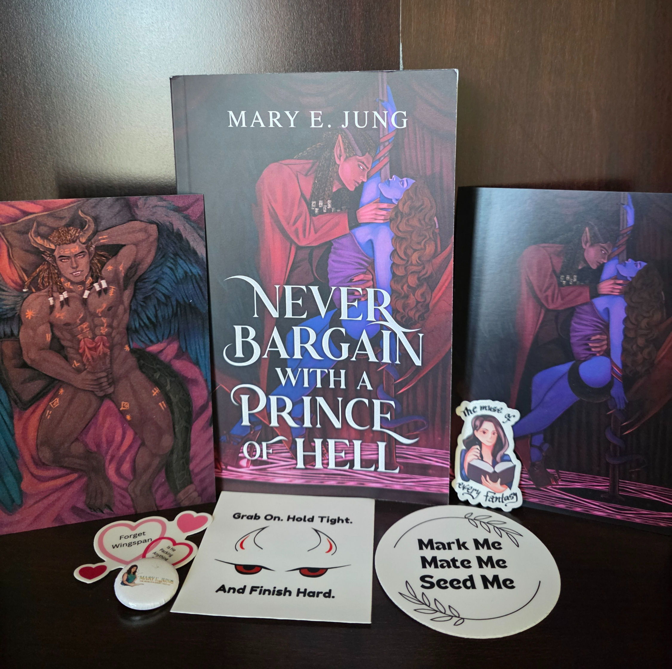 Signed Paperback Never Bargain with a Prince of Hell
