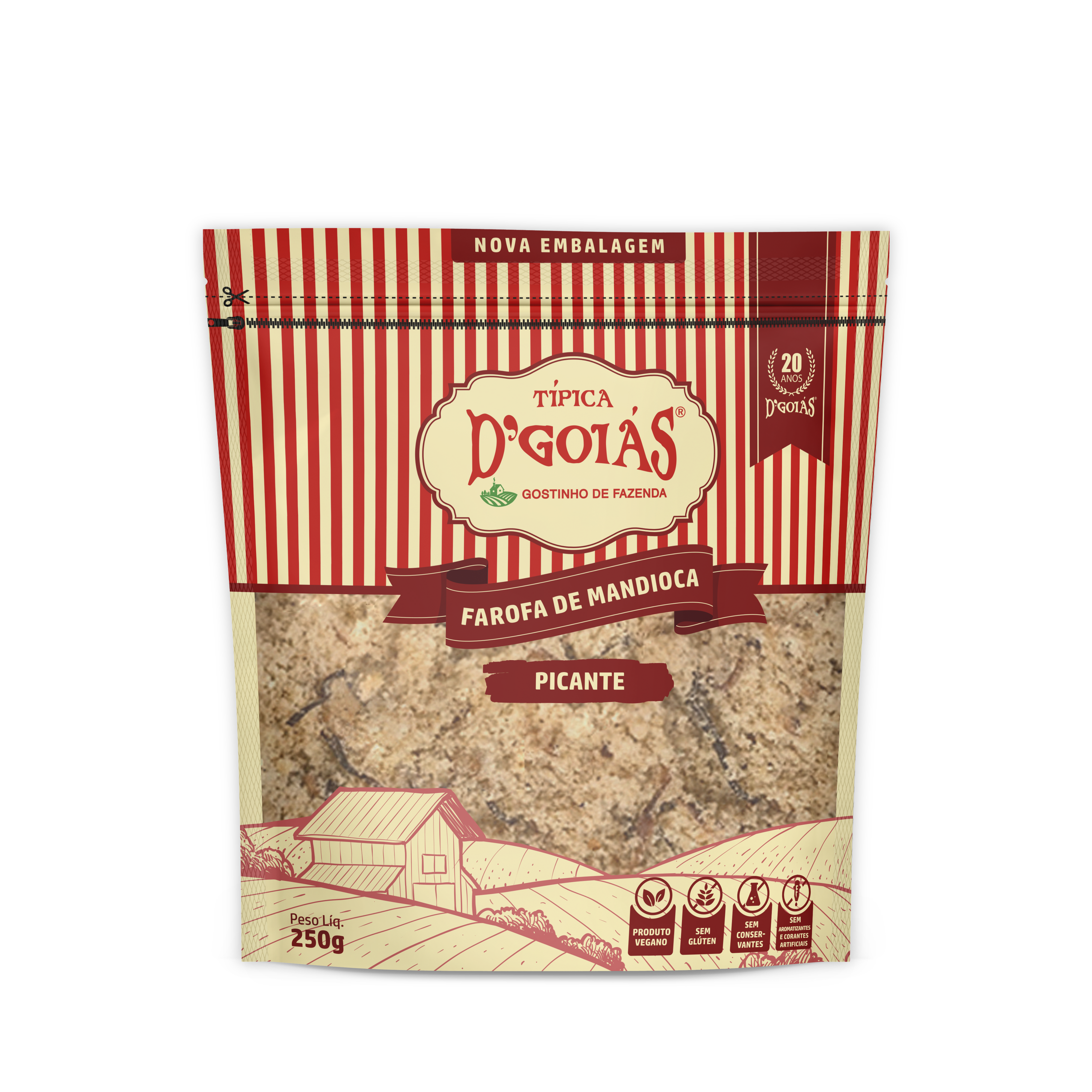 Farofa de Mandioca Picante - 250g