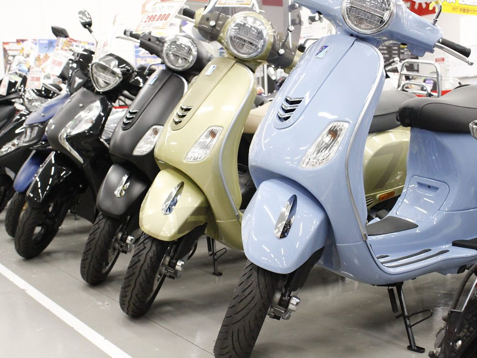 理容師美容師バイク