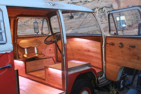 Custom Bus Build Carpentry Salt Lake City, Utah
