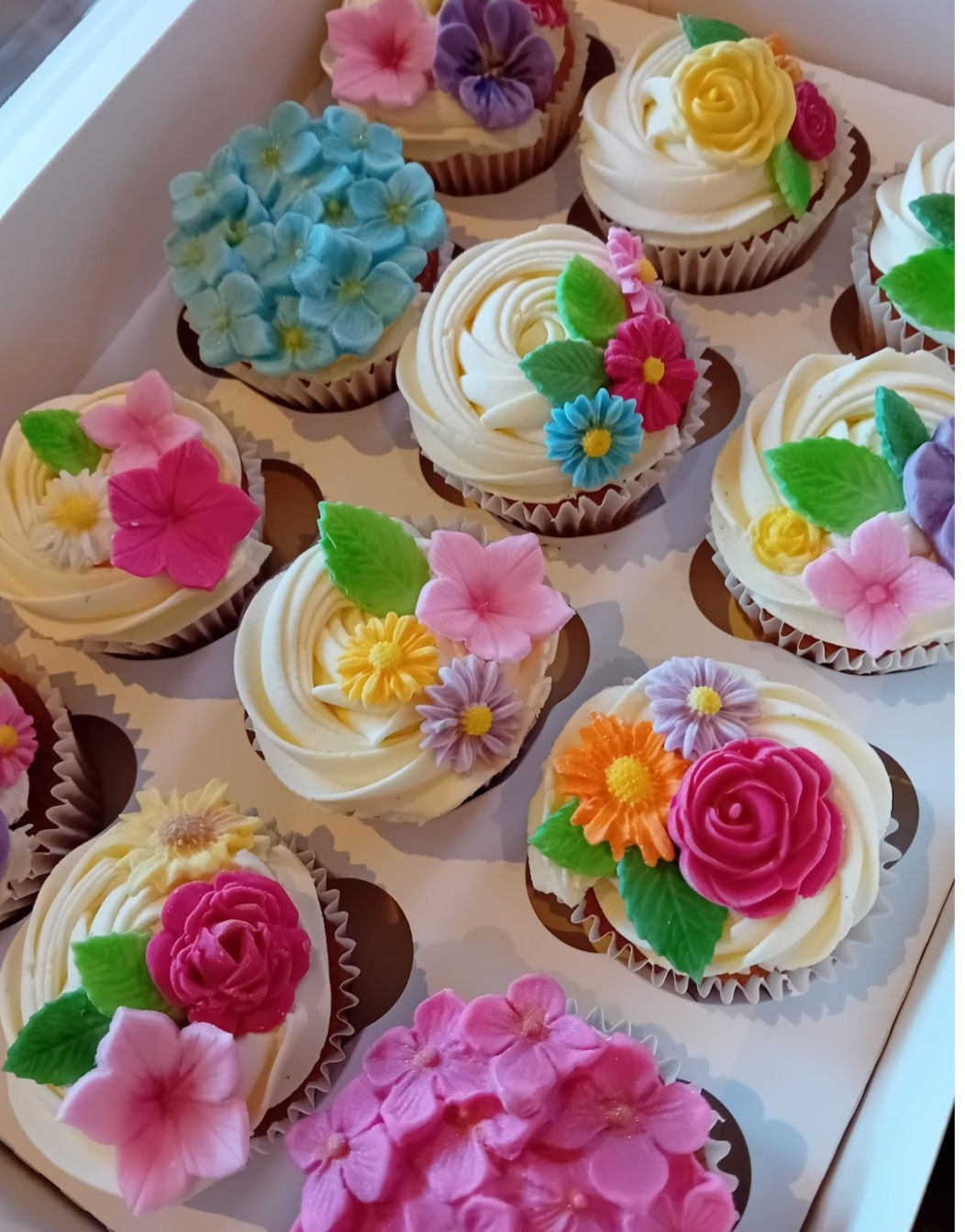 Spring cupcakes