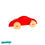 Thumbnail: Red wooden toy car with wooden wheels, Serenitoys logo at bottom.