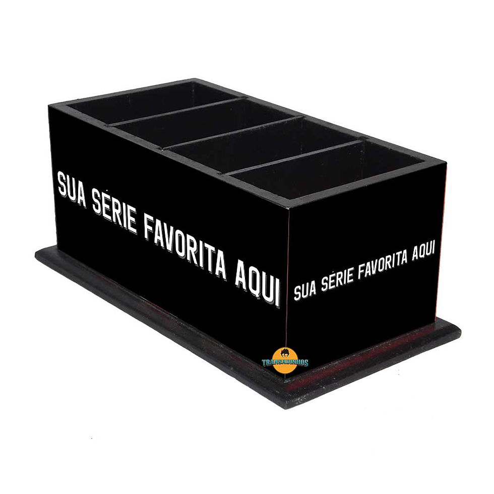 Porta Controle Decoração Sua Série Favorita Aqui