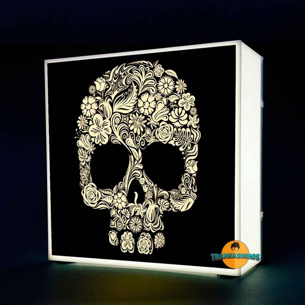 Luminária - Caveira Mexicana