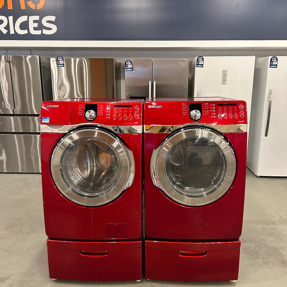 Thumbnail: Samsung WF410ANR Washer & DV410AER Dryer 4.3 CF - Refurbished - Austin - 149