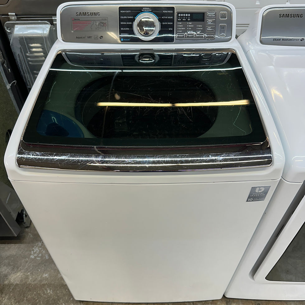 Thumbnail: Samsung Refurbished Washer and Dryer, Top load 4.8 cu.ft Irving 6619