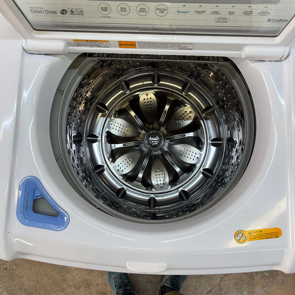 Miniatura: LG WT5270CW Washer 4.9 CF & LG DLEX5101W Dryer - Refurbished - Irving - 6723