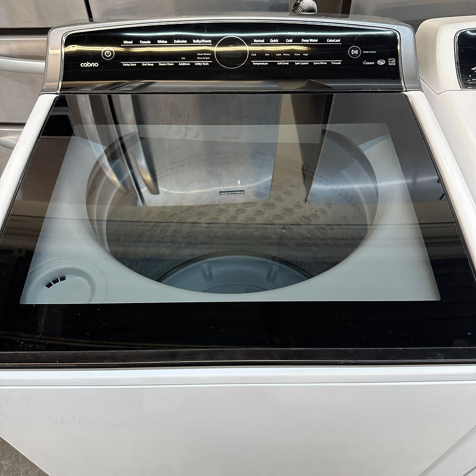 Thumbnail: Whirlpool Refurbished Washer and Dryer, Top load 4.8 cu.ft Irving 0128
