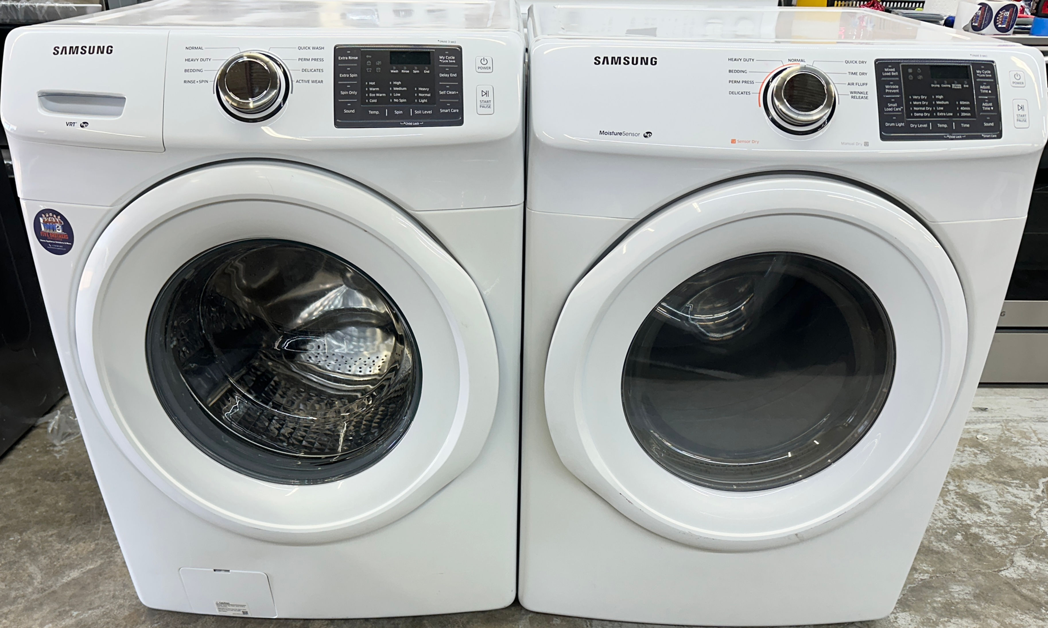 Samsung Refurbished Washer and Dryer, Front Load 4.2 cu.ft Irving 2966