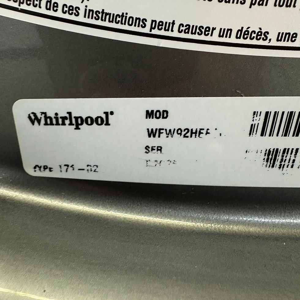 Thumbnail: Whirlpool Refurbished Washer and Dryer, Front Load 5.2 cu.ft Irving 9922