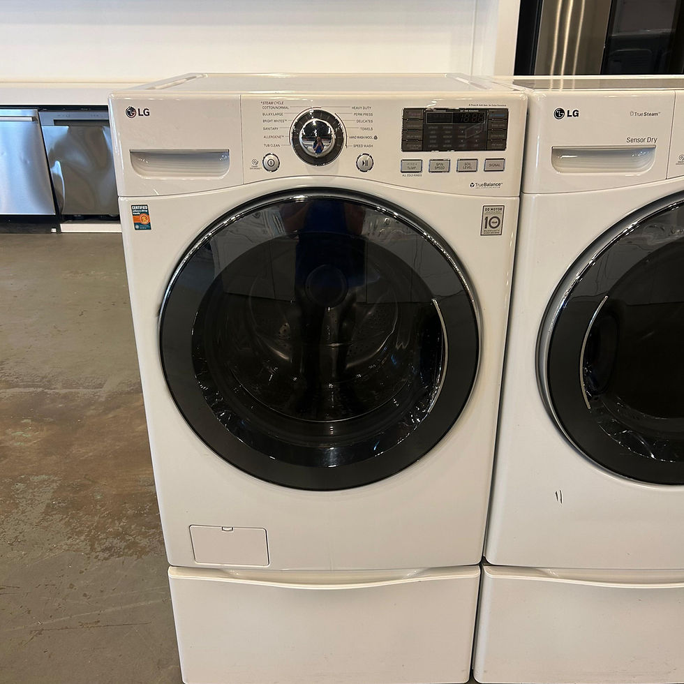 Thumbnail: LG WM3470HWA Washer & DLEX3470W Dryer 4.0 CF - Refurbished - Austin 163