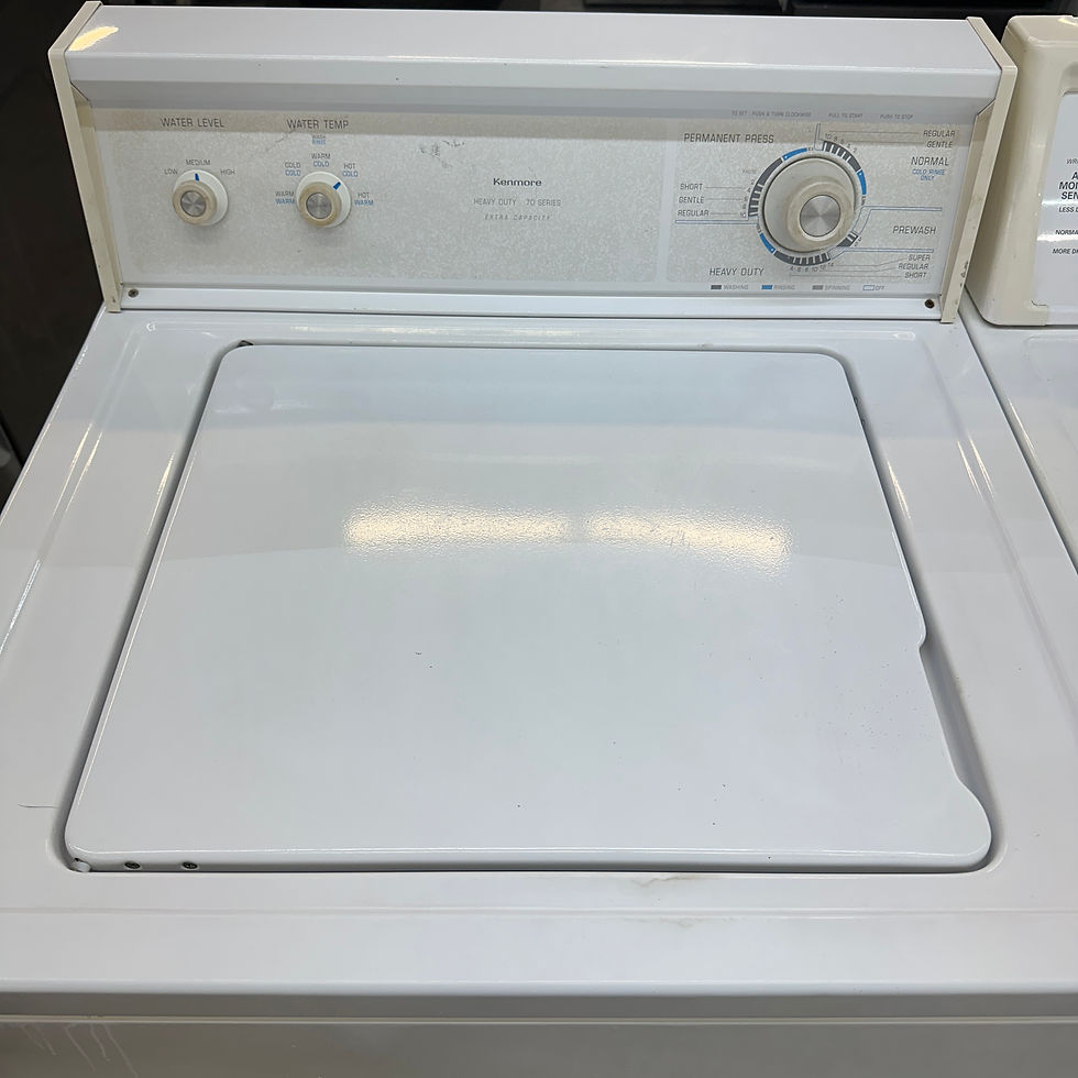 Thumbnail: Kenmore Refurbished Washer and Dryer, Top load 3.2 cu.ft Irving A03