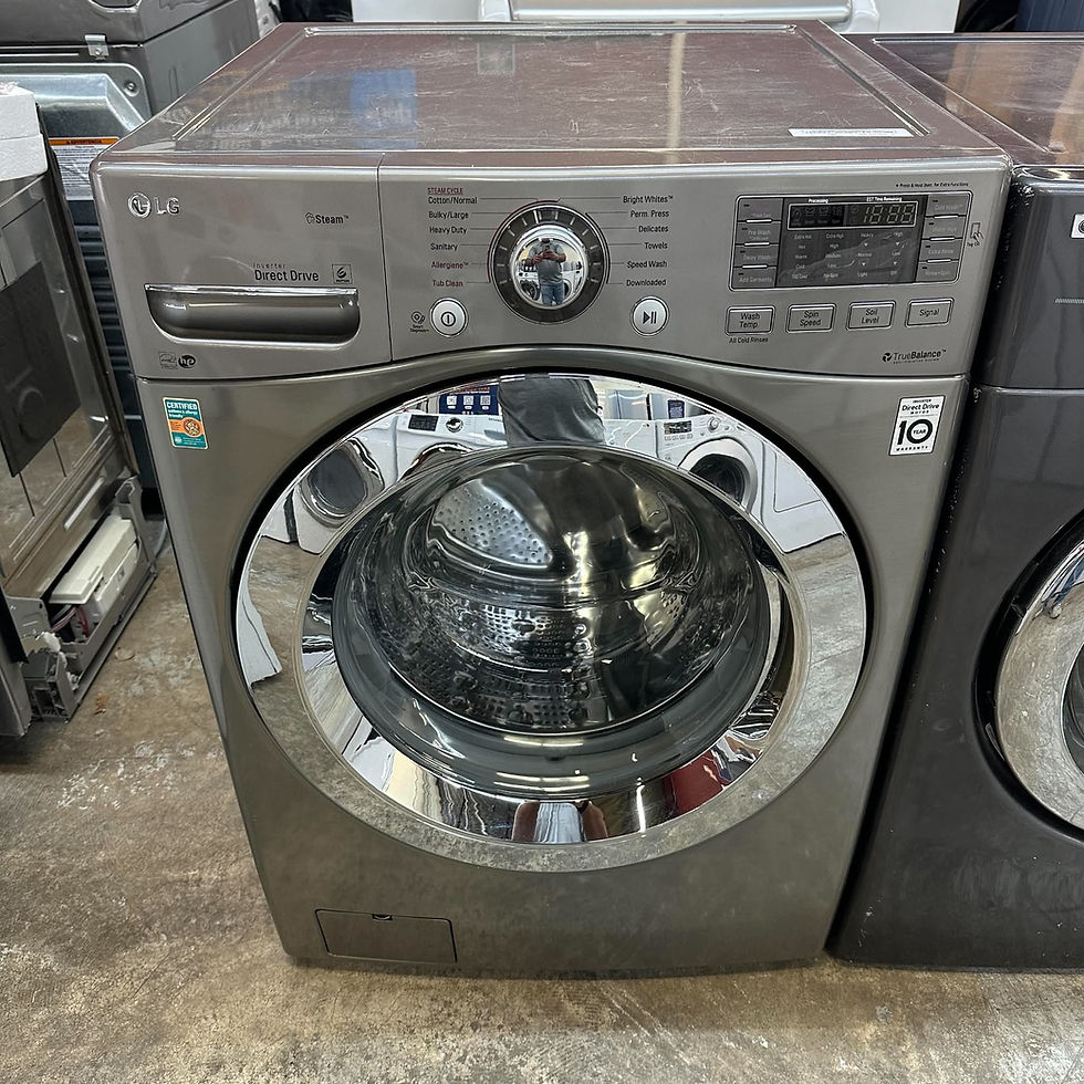Thumbnail: LG WM3670HVA Washer 4.5 CF & DLE5955G Dryer 7.3 CF - Refurbished - Irving 5873