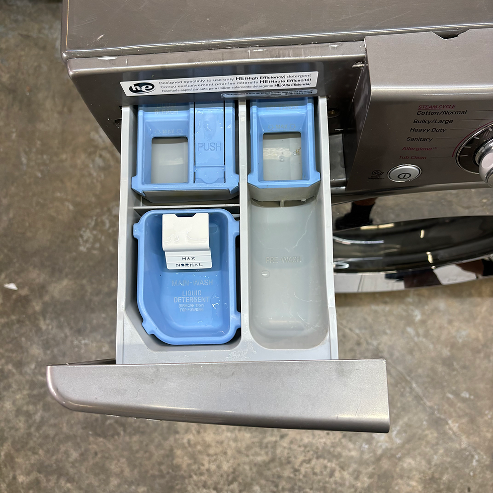 Miniatura: LG WM3670HVA Washer 4.5 CF & DLEX3370V Dryer - Refurbished - Irving 663