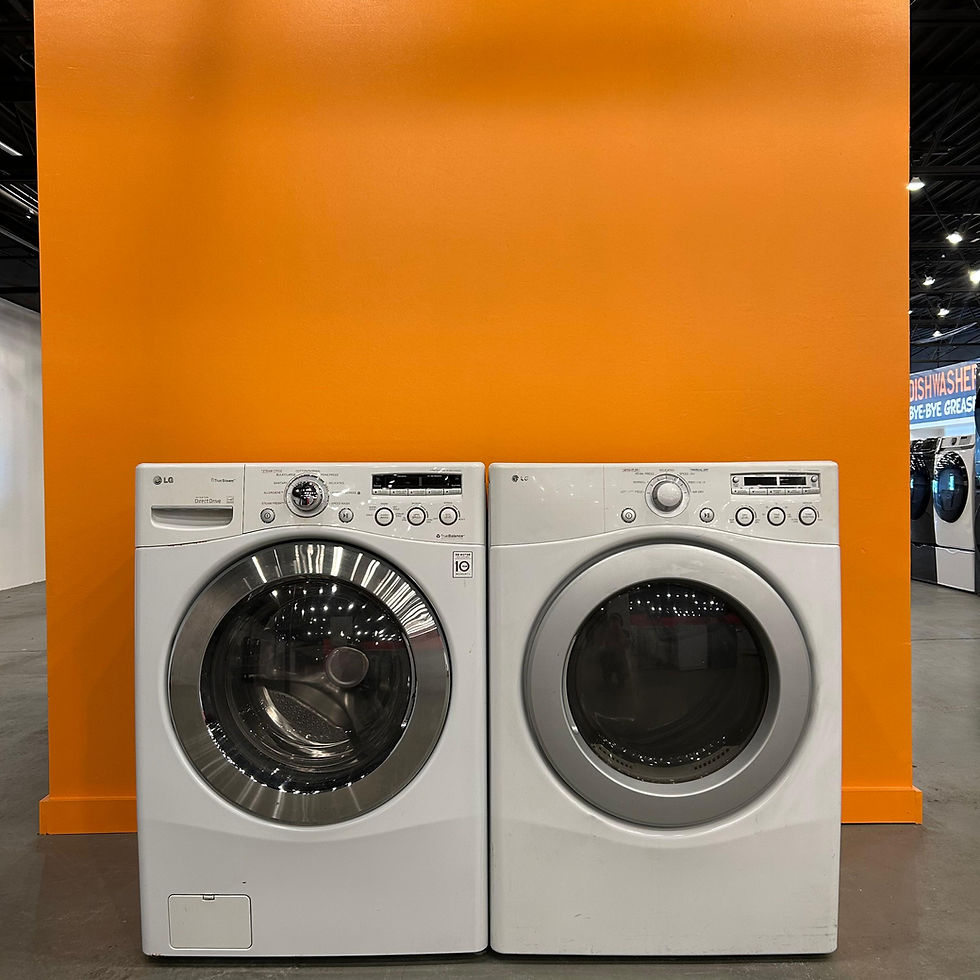 Thumbnail: LG WM2501HWA Washer 4.2 CF & DLE2050W Dryer - Refurbished - Austin 555