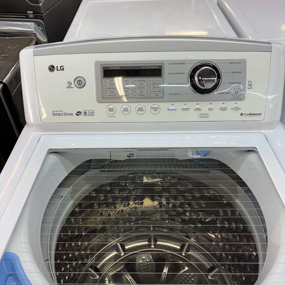 Miniatura: LG WT5270CW Washer 4.9 CF & LG DLEX5101W Dryer - Refurbished - Irving - 6723