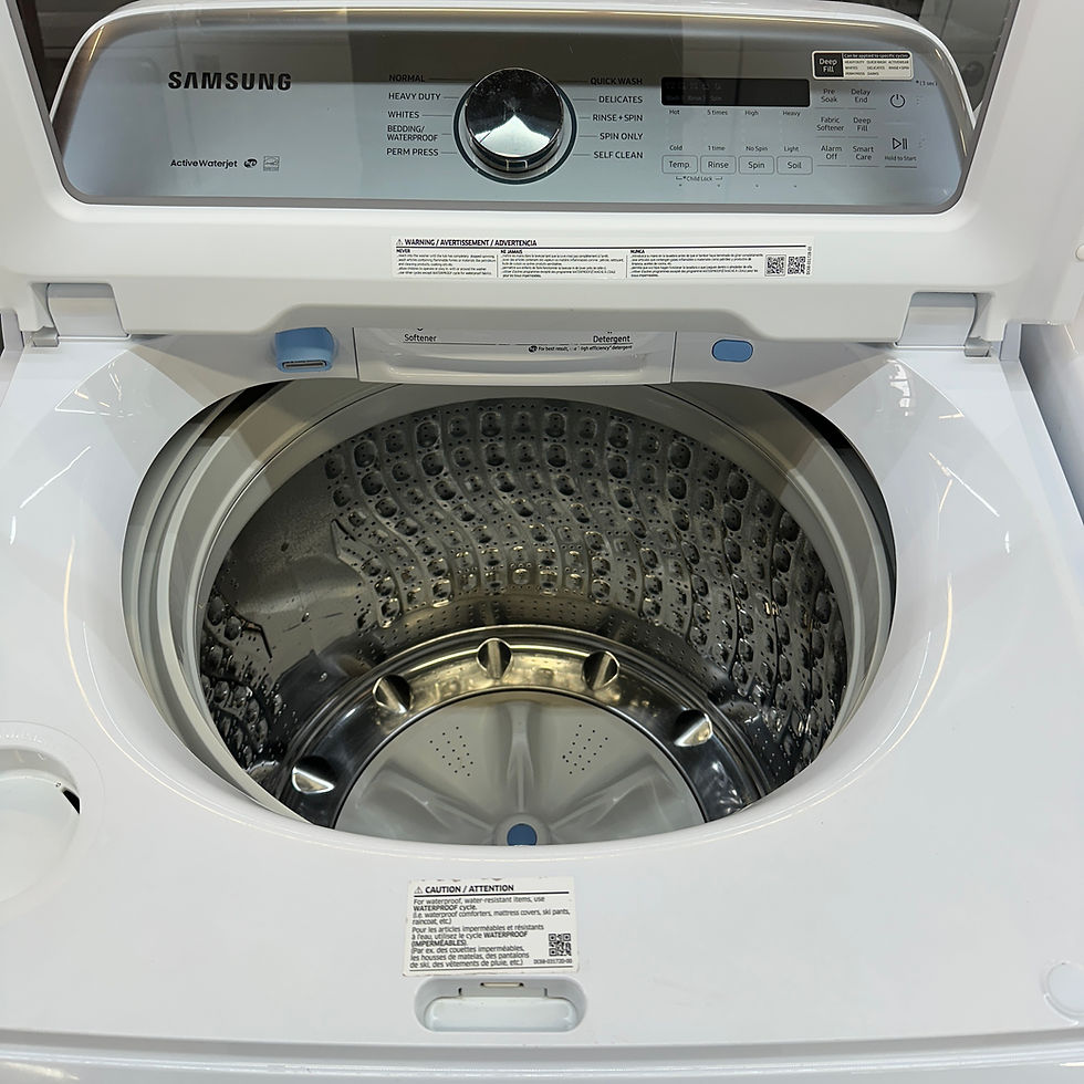 Miniatura: Samsung Refurbished Washer and Dryer, Top load 5.0 cu.ft Irving 4913