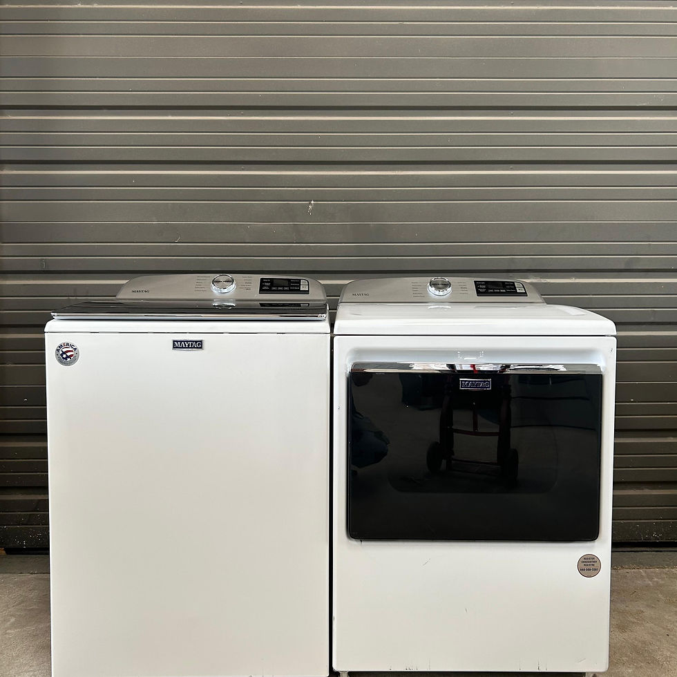 Thumbnail: Maytag Refurbished Washer and Dryer, Top load 4.7 cu.ft Austin 7307