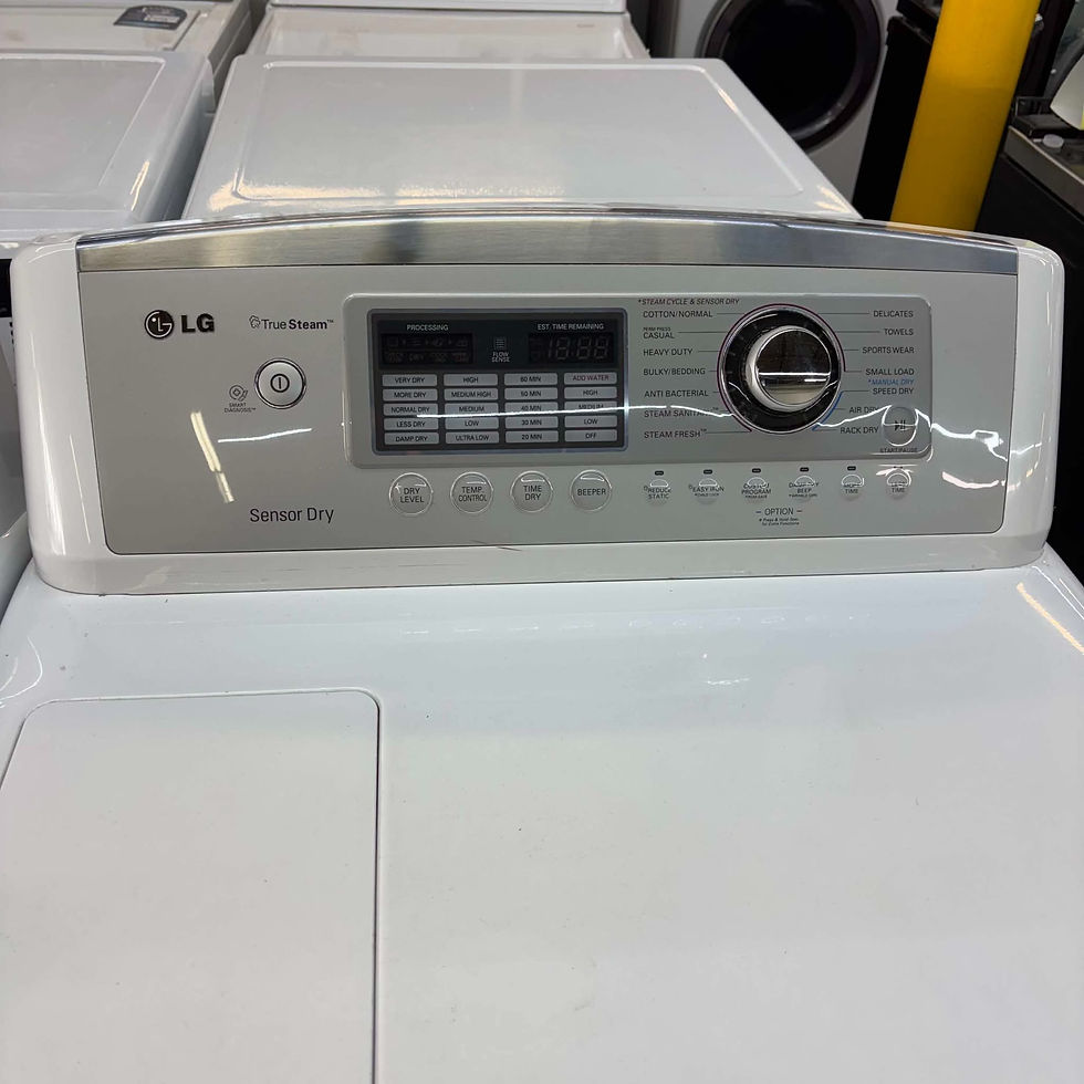 Miniatura: LG WT5270CW Washer 4.9 CF & LG DLEX5101W Dryer - Refurbished - Irving - 6723
