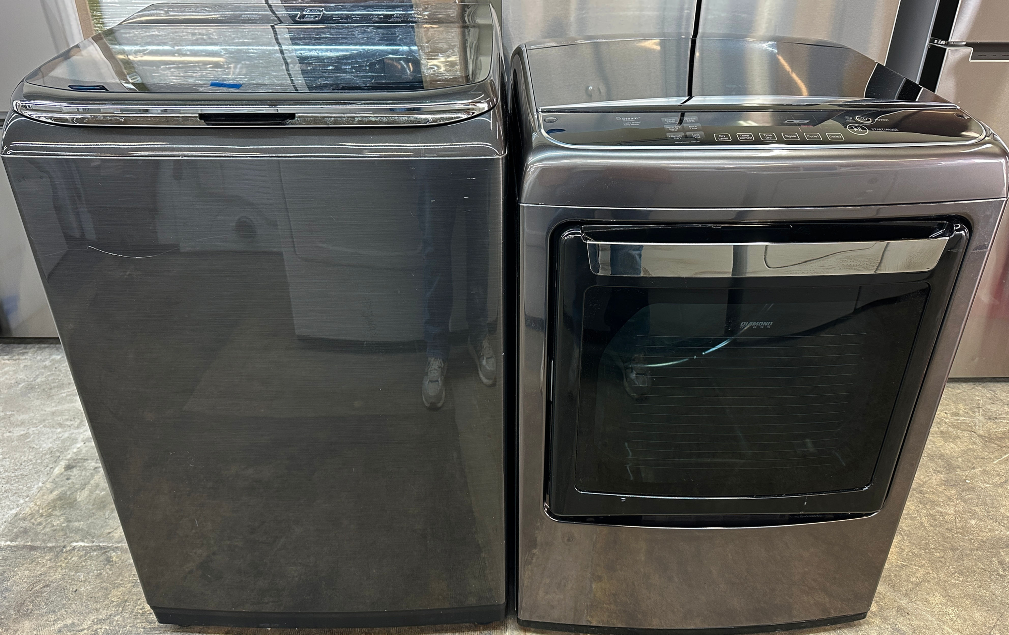 Samsung Refurbished Washer and LG Dryer, Top Load 5.4 cu.ft Irving 0679