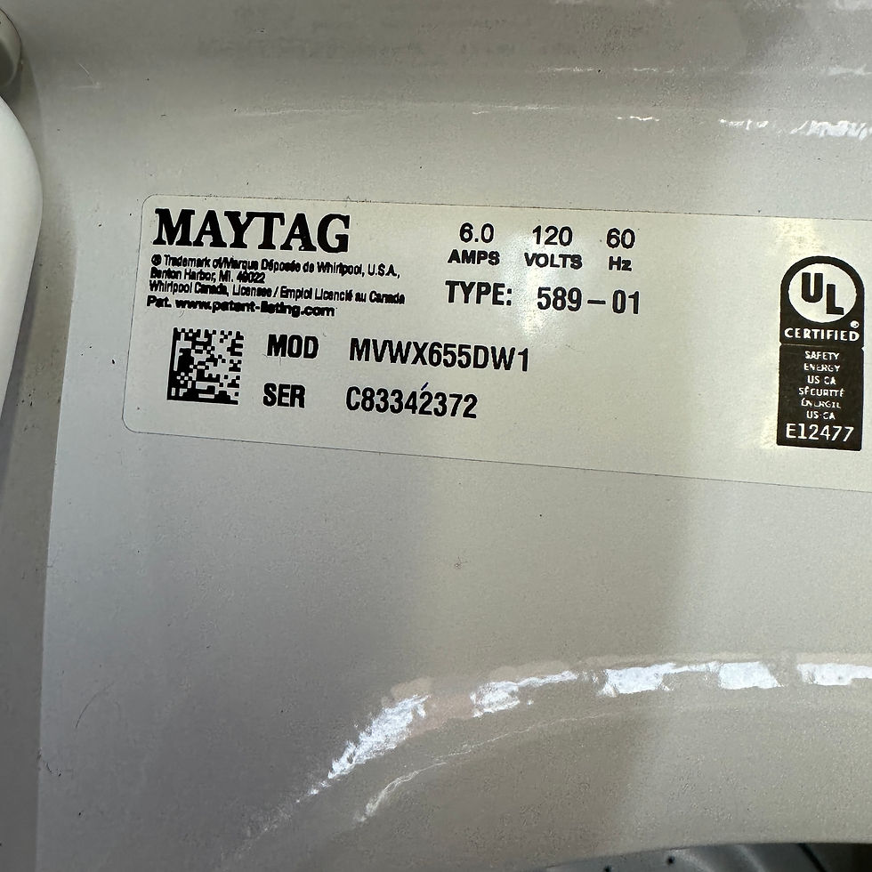 Thumbnail: Maytag Refurbished Washer and Dryer, Top load 4.3 cu.ft Irving 0012