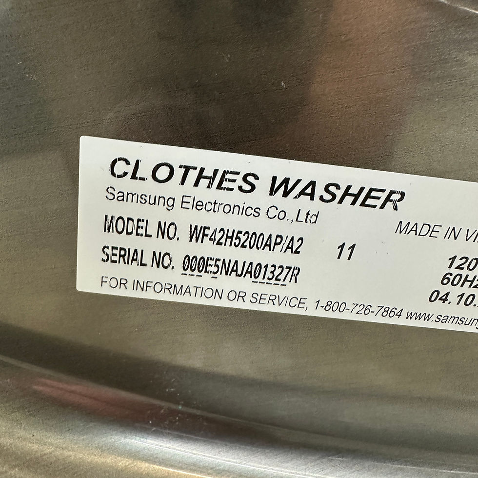 Thumbnail: Samsung Refurbished Washer and Dryer, Front Load 4.2 cu.ft Irving 2979