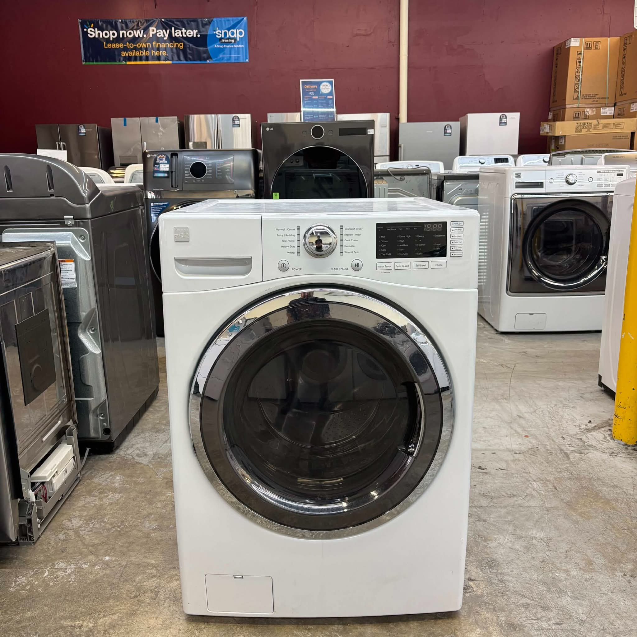 Kenmore 796.41392.511 Washer 4.5 CF - Front Load - Refurbished - Irving 274
