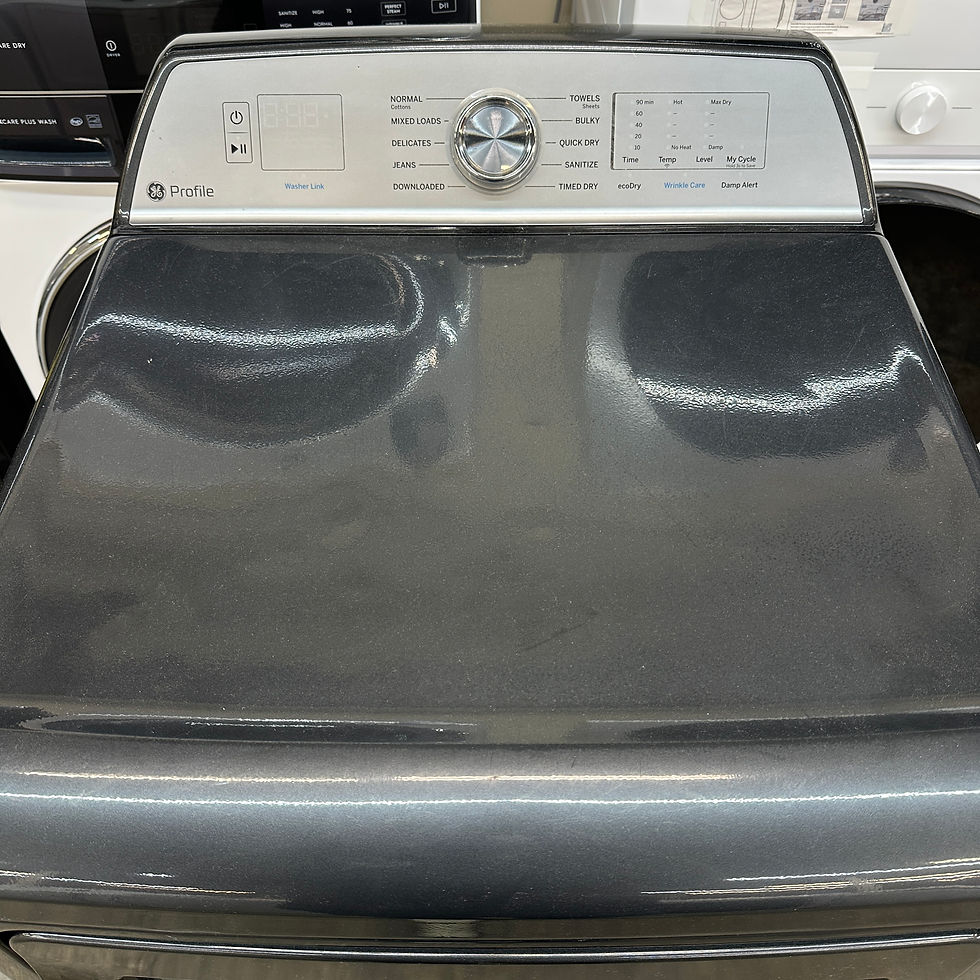 Thumbnail: GE PTD60EBPR0DG Electric Dryer 7.4 cu.ft - Refurbished - White - Irving A25