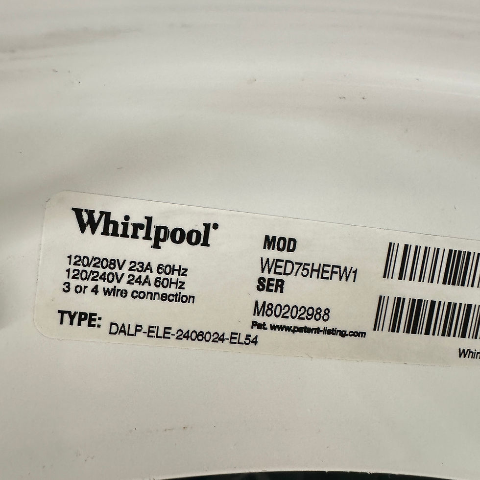 Miniatura: Whirlpool Refurbished Washer and Dryer, Front Load 4.2 cu.ft Irving 6111
