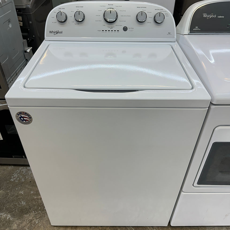 Thumbnail: Whirlpool Refurbished Washer and Dryer, Top load 3.5 cu.ft Irving 5119