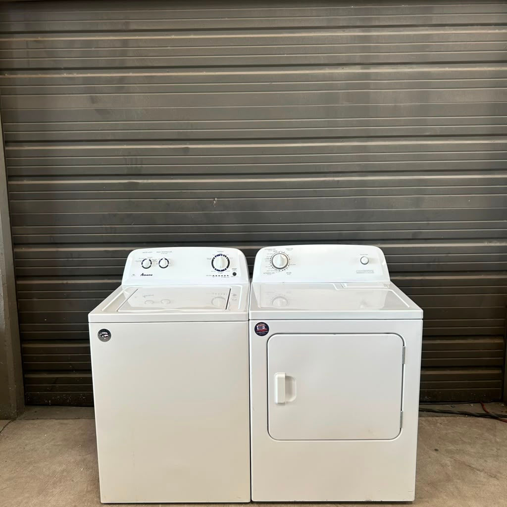 Amana Refurbished Washer and Crosley Dryer, Top load 3.5 cu.ft Austin 1231
