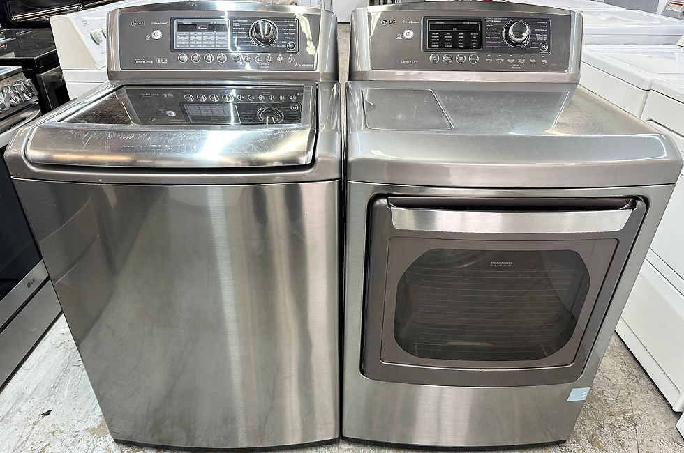 LG Refurbished Washer and Dryer, Top Load 4.5 cu.ft Irving 1964