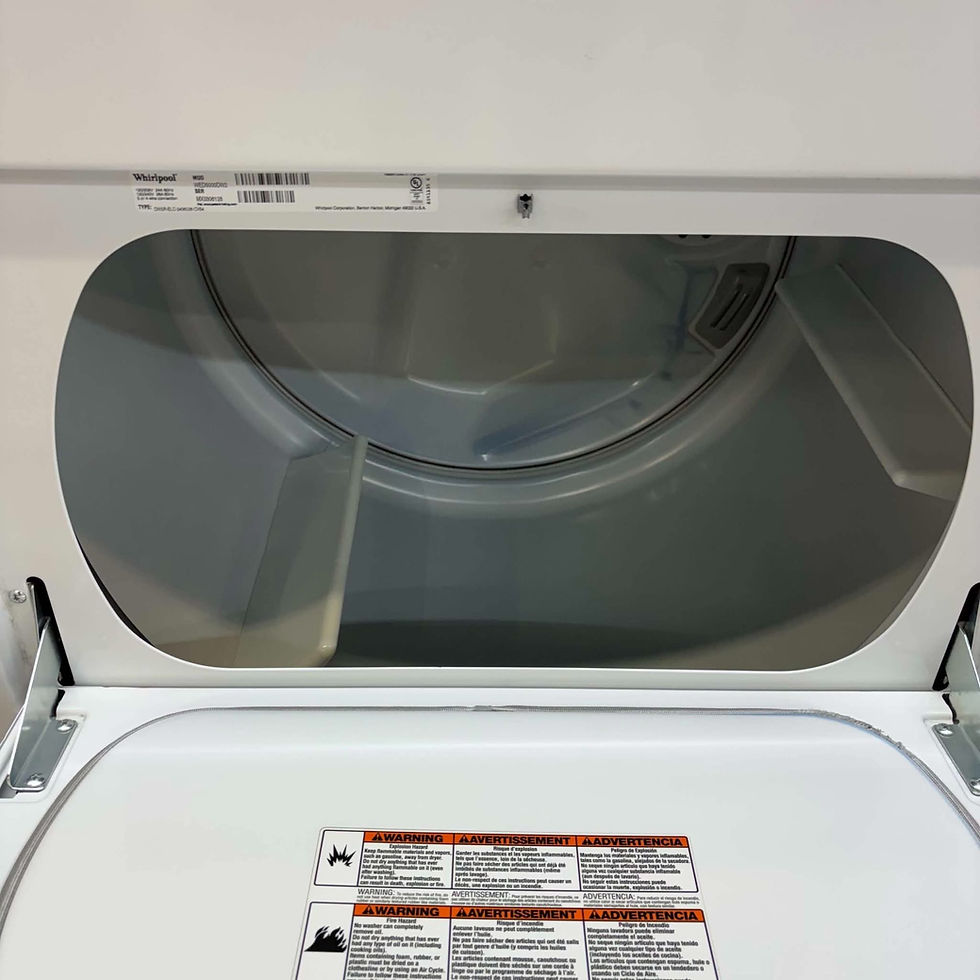 Thumbnail: Whirlpool WTW5000DW1 Washer 4.3 CF & WED5000DW2 Dryer - Refurbished - Irving 423