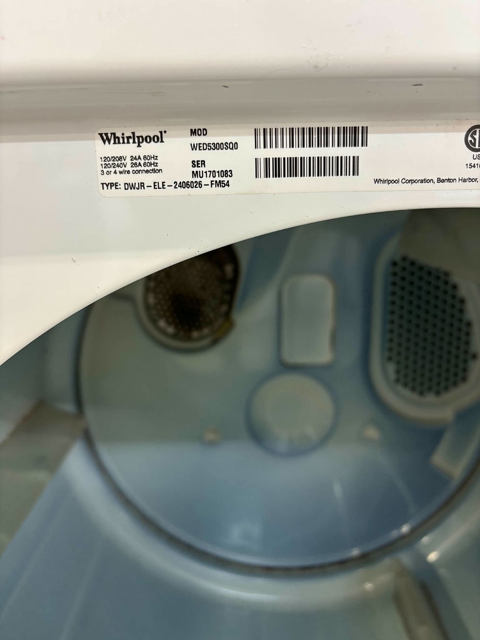 Thumbnail: Whirlpool WTW5100VQ2 Washer 3.2 CF & WED5300SQ0 Dryer - Refurbished - Irving 160